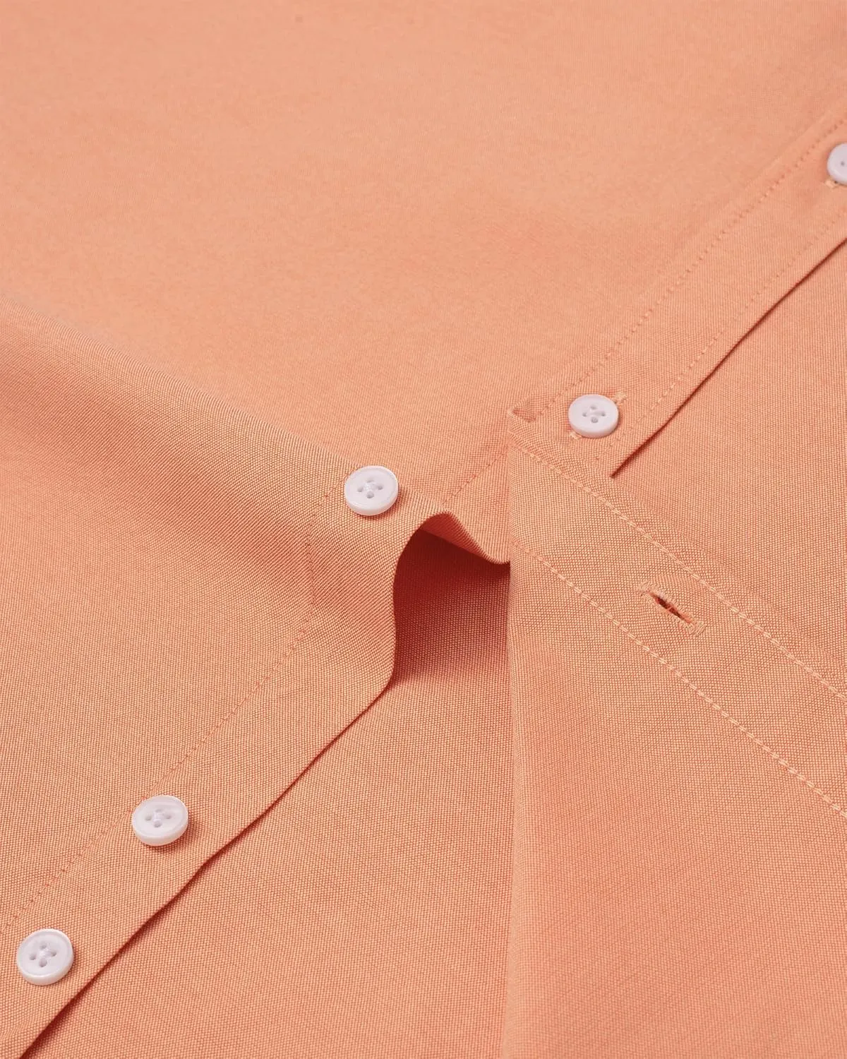 Alimens & Gentle Mens Solid Oxford Shirt Long Sleeve Dress Shirt Work Casual Button Down Shirts with Pocket