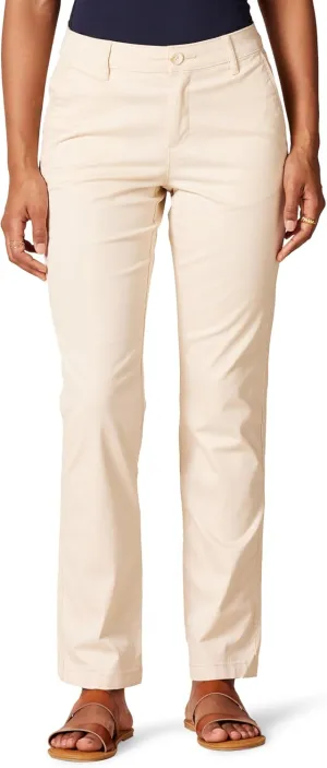 Amazon Essentials Women's Slim Fit, Straight Leg Stretch Twill Chino Pant