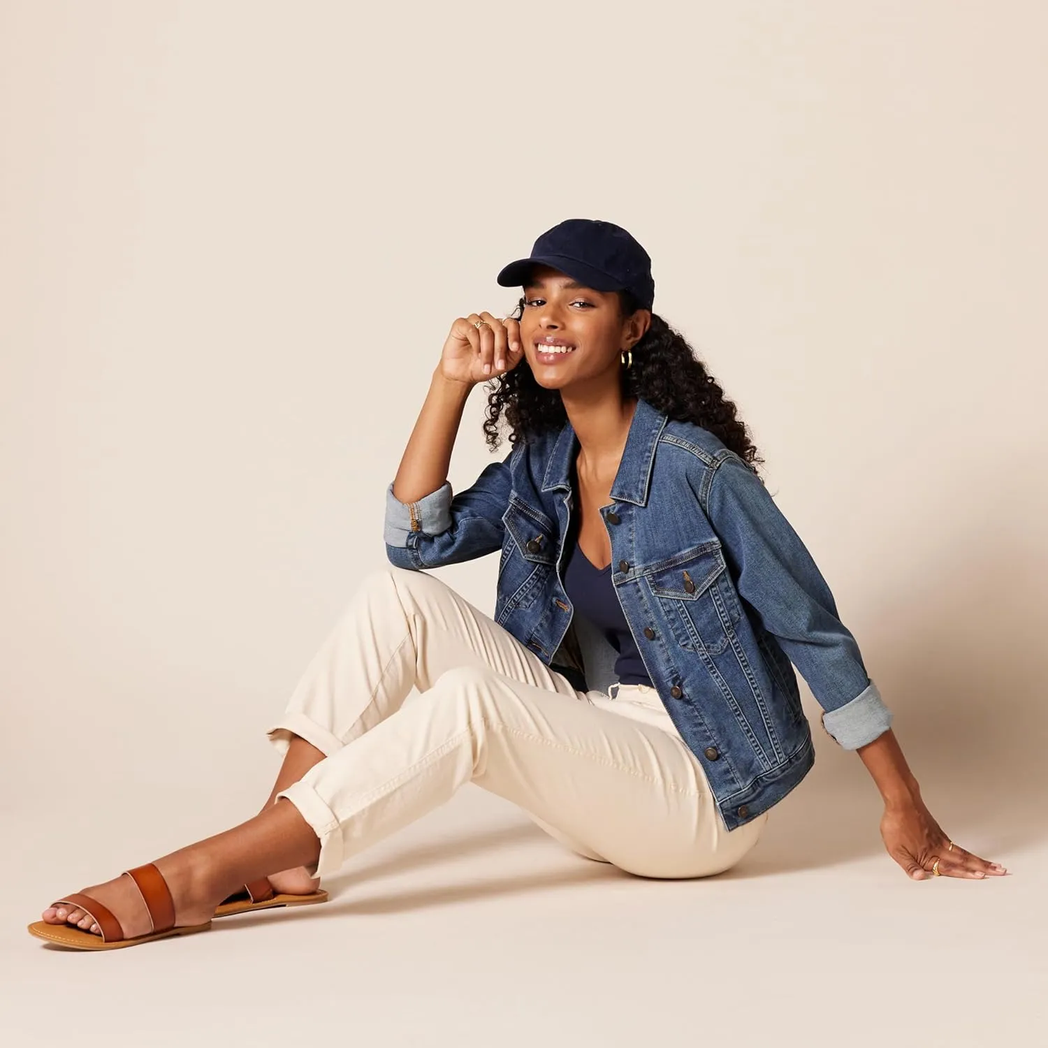 Amazon Essentials Women's Slim Fit, Straight Leg Stretch Twill Chino Pant