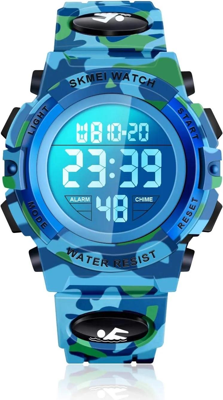 ATIMO LED 50M Waterproof Kids Digital Sport Watch - Kids Gifts