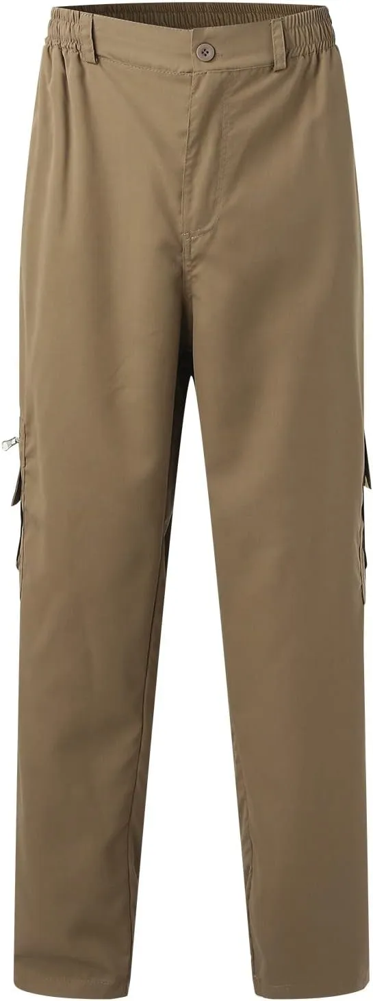 Big and Tall Cargo Pants for Men Sweatpants for Men Bottom Drawstring Baggy Joggers Men's Tactical Cargo Joggers Pant