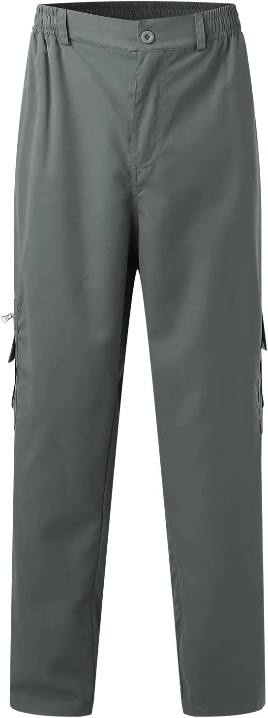 Big and Tall Cargo Pants for Men Sweatpants for Men Bottom Drawstring Baggy Joggers Men's Tactical Cargo Joggers Pant