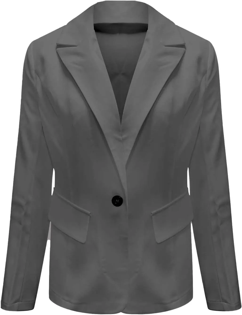 Blazers for Women Business Casual Blazer Open Front Cardigan Long Sleeve Notch Collar Blazer Work Office Suit Jacket