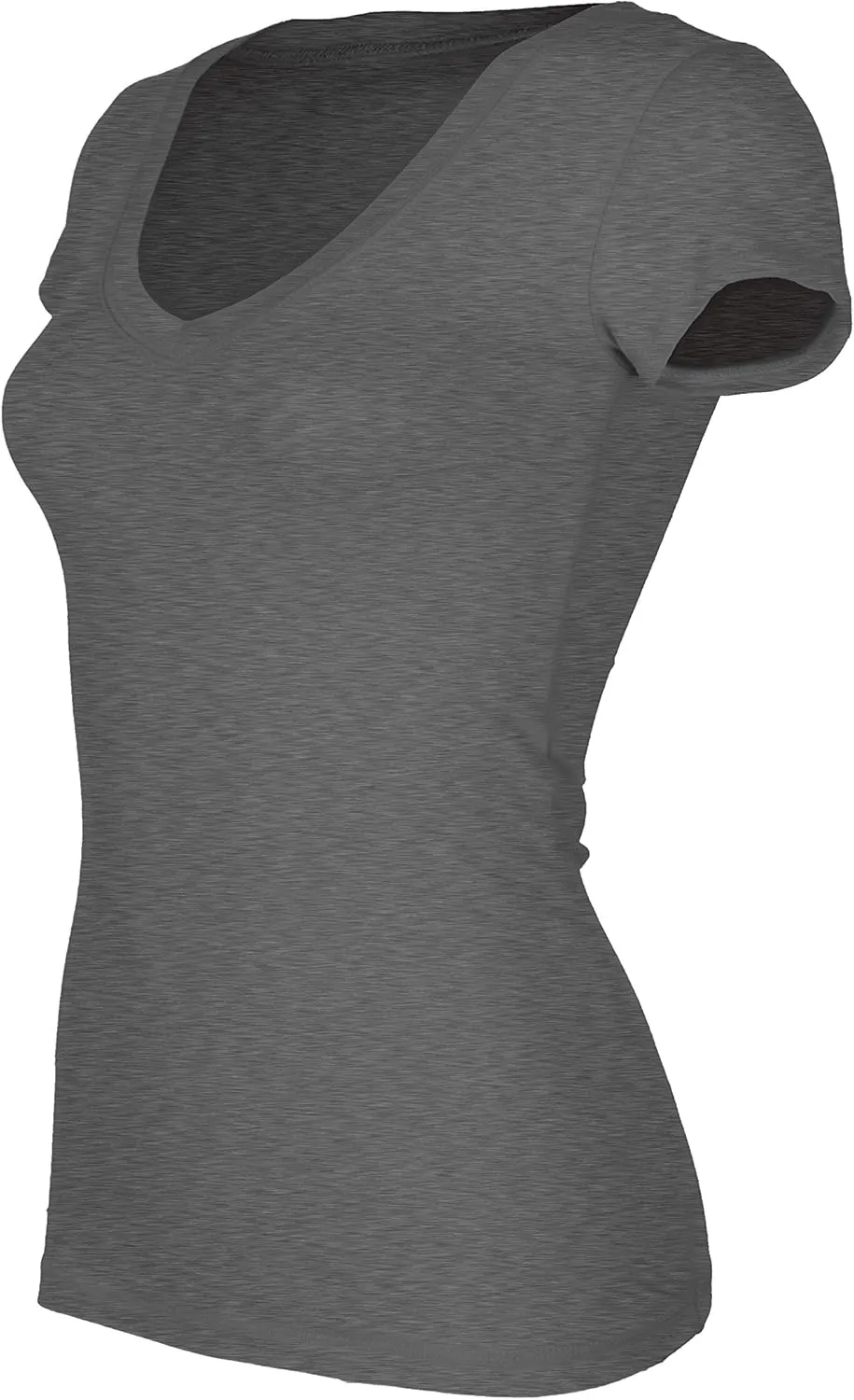 Bozzolo Women's Plain Basic V Neck Short Sleeve Cotton T-Shirts
