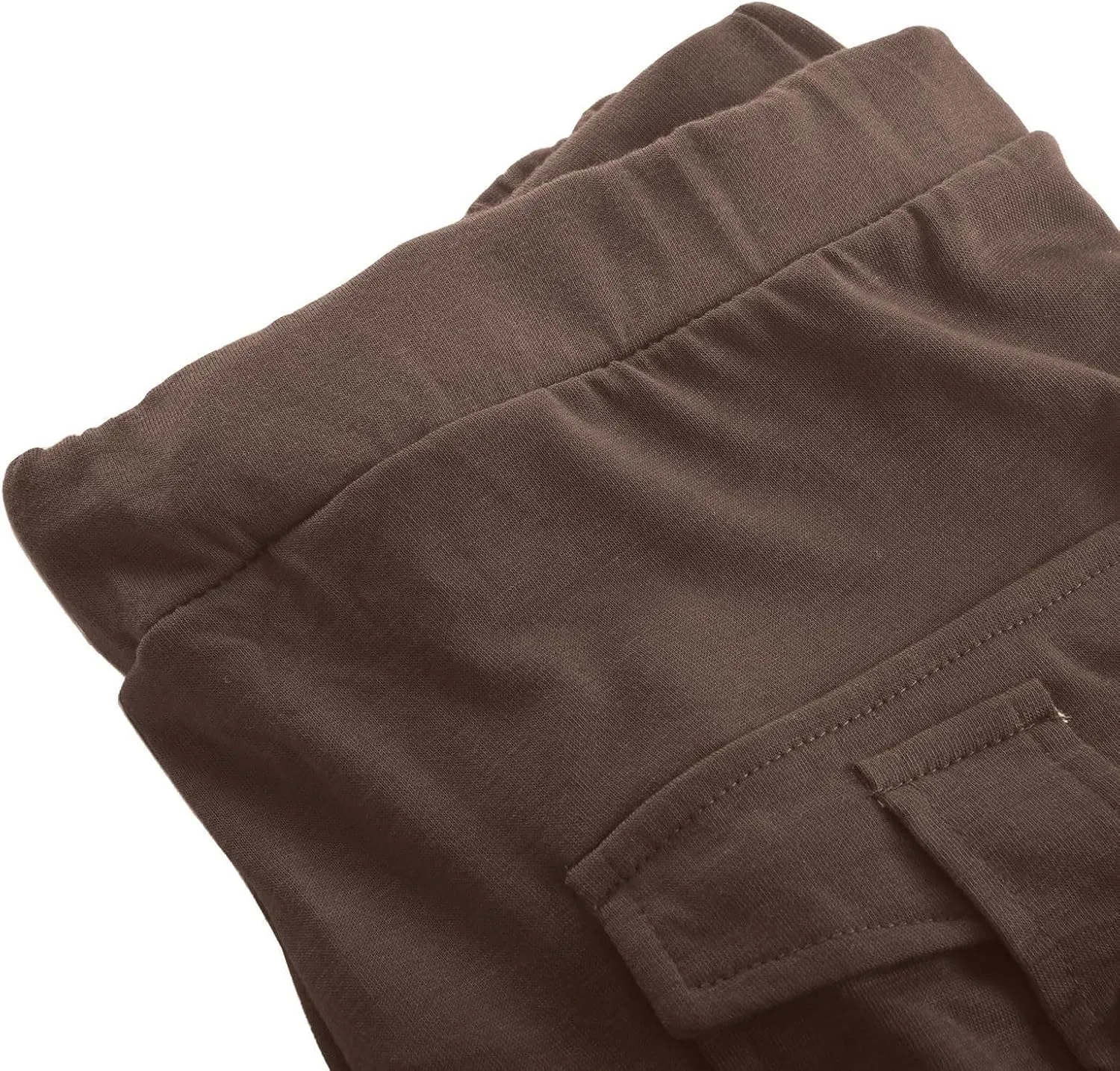 Capri Pants for Women Lightweight Y2k Drawstring Casual High Wasit Stretch Pants Yoga Leggings with Pockets 2025