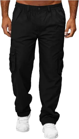 Cargo Pants for Men Big and Tall Sweatpants Work Pants for Men with Pockets Mens Joggers Mens Fashion Joggers Sports