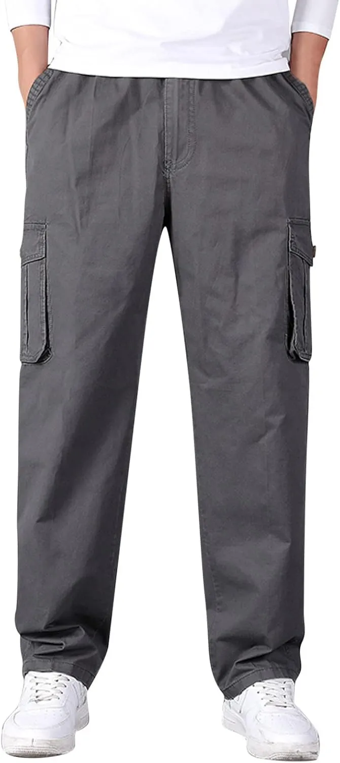 Cargo Pants for Men Joggers Tall Mens Joggers Sweatpants Slim Fit Mens Athletic Jogger Pants with Pockets for Running