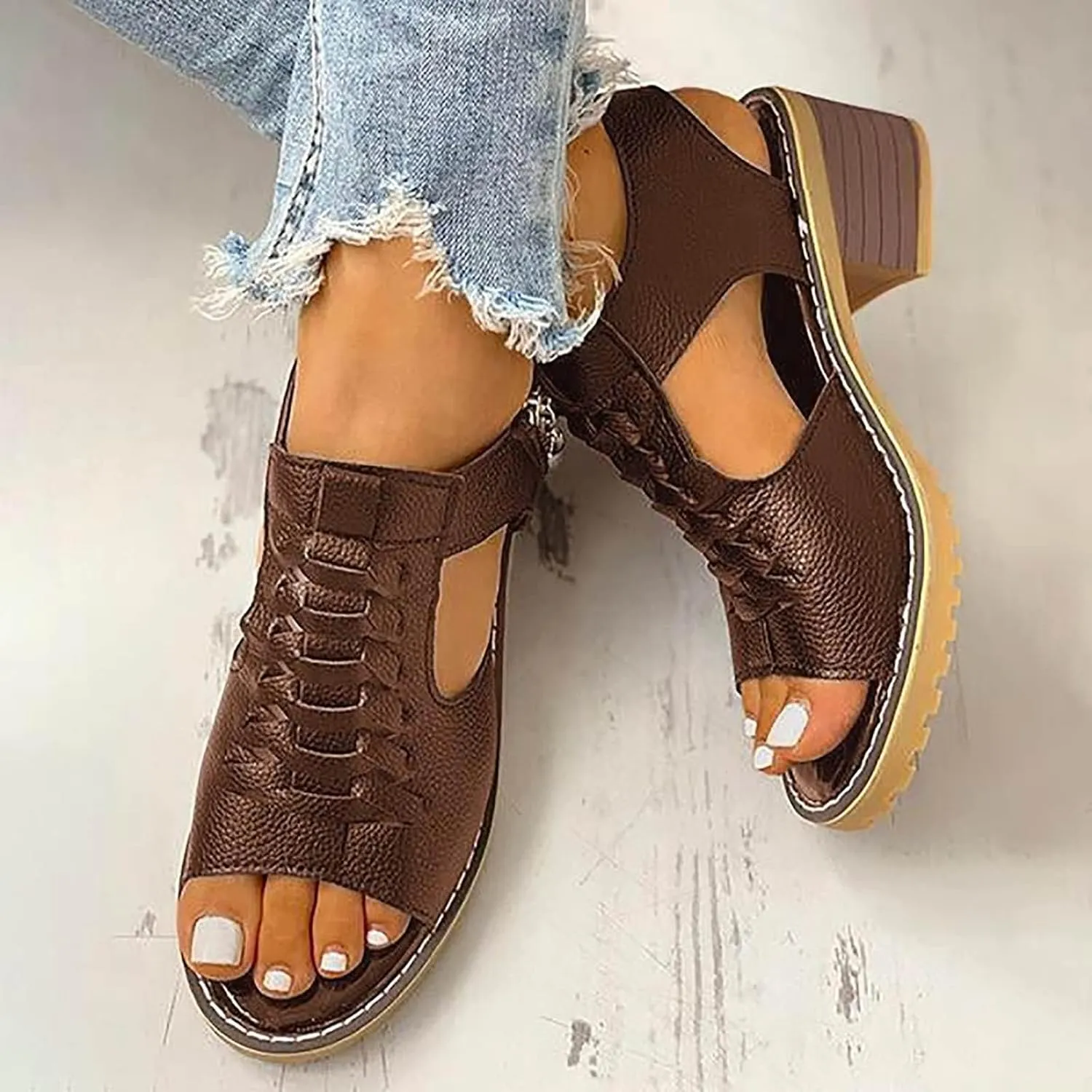 Cathalem Summer Sandals for Women 2024, Dotmalls Women's Comfy Orthotic Sandals, Libiyi Shoes for Women