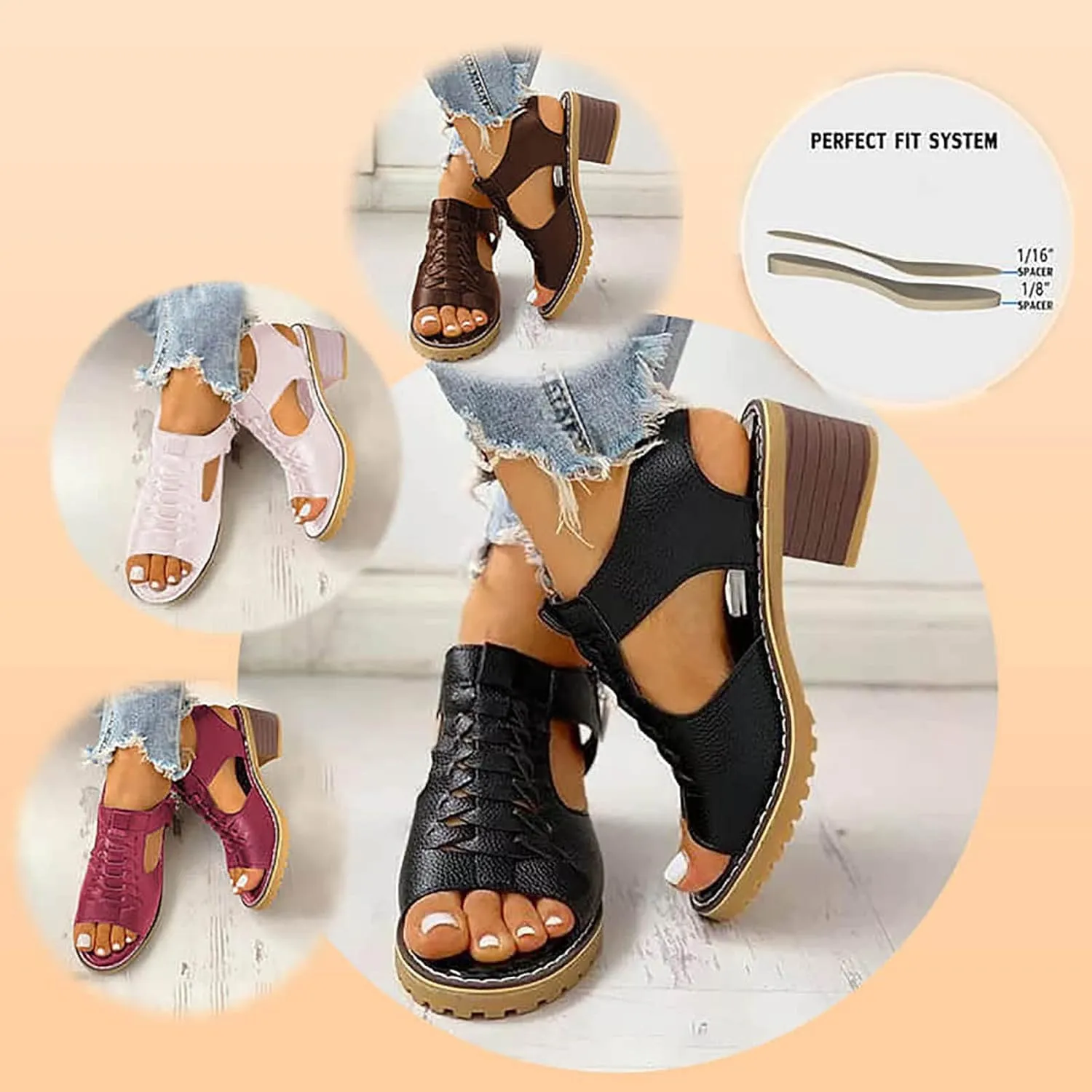Cathalem Summer Sandals for Women 2024, Dotmalls Women's Comfy Orthotic Sandals, Libiyi Shoes for Women