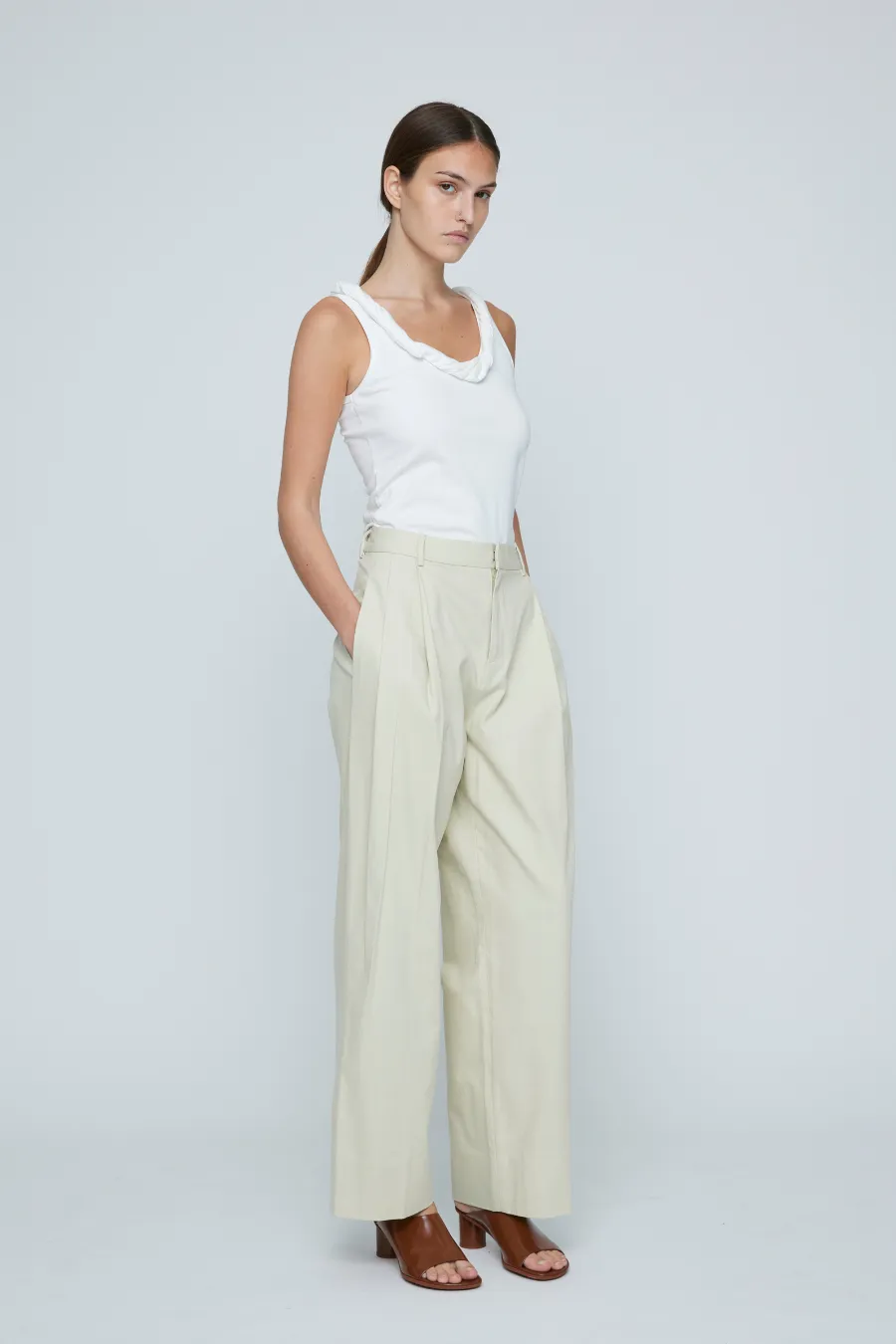 Charlie Trouser Stone