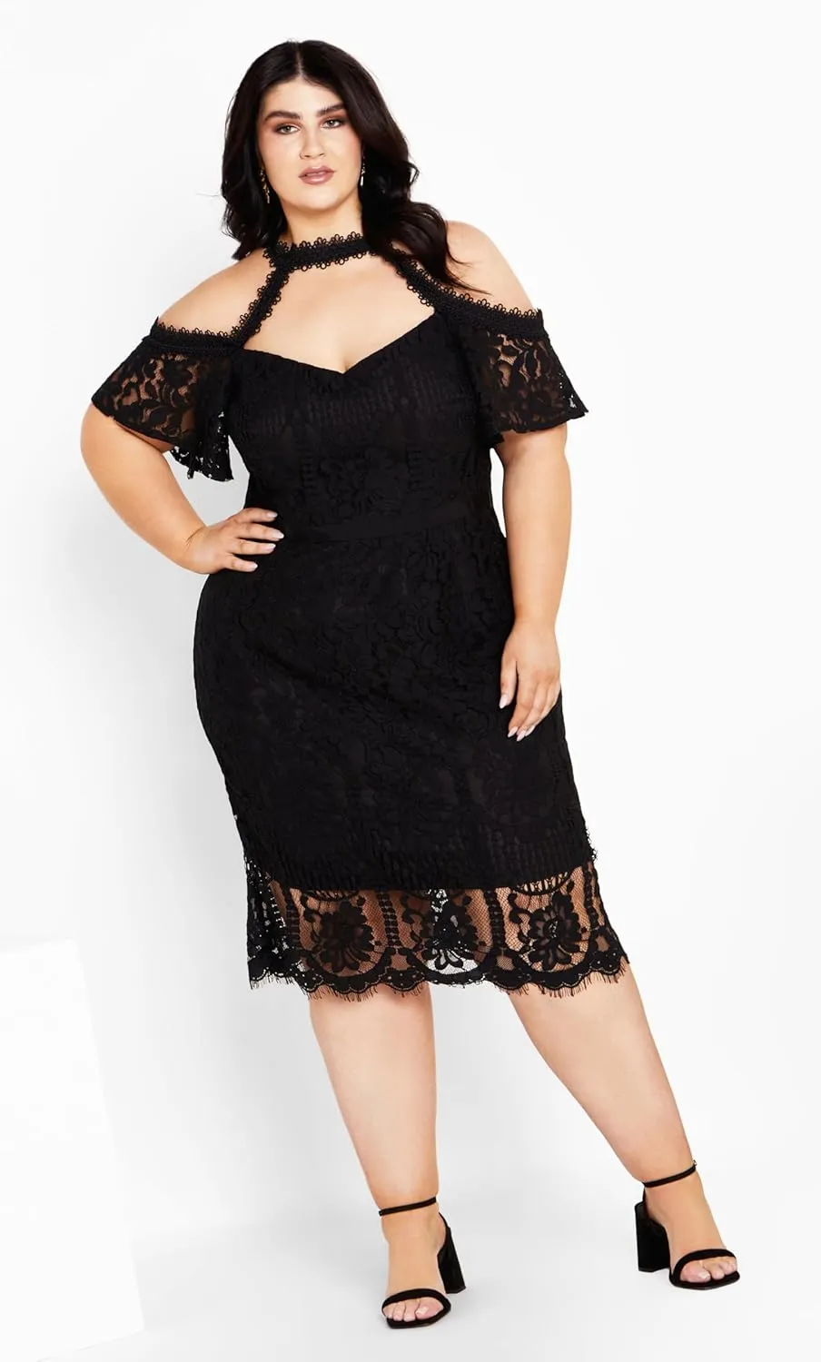 City Chic Plus Size Dress, Pippa Lace Dress