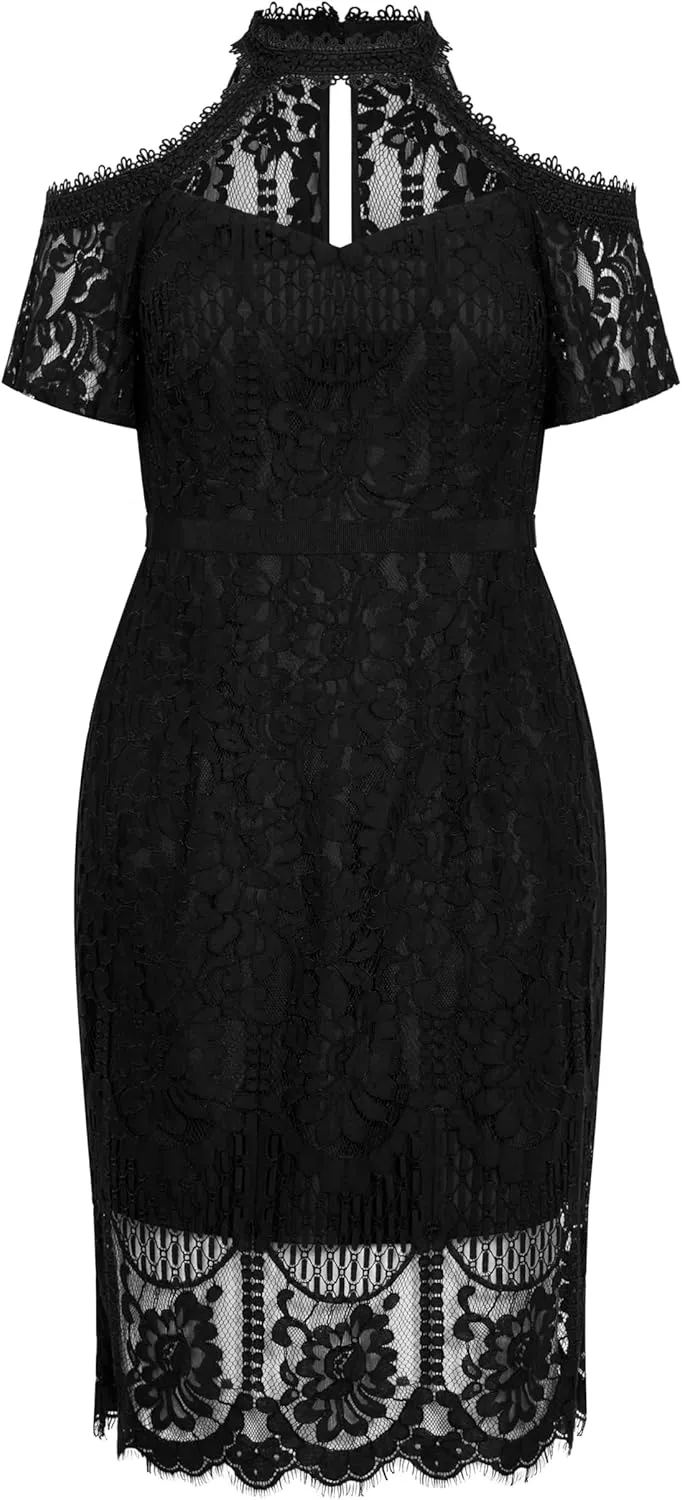City Chic Plus Size Dress, Pippa Lace Dress