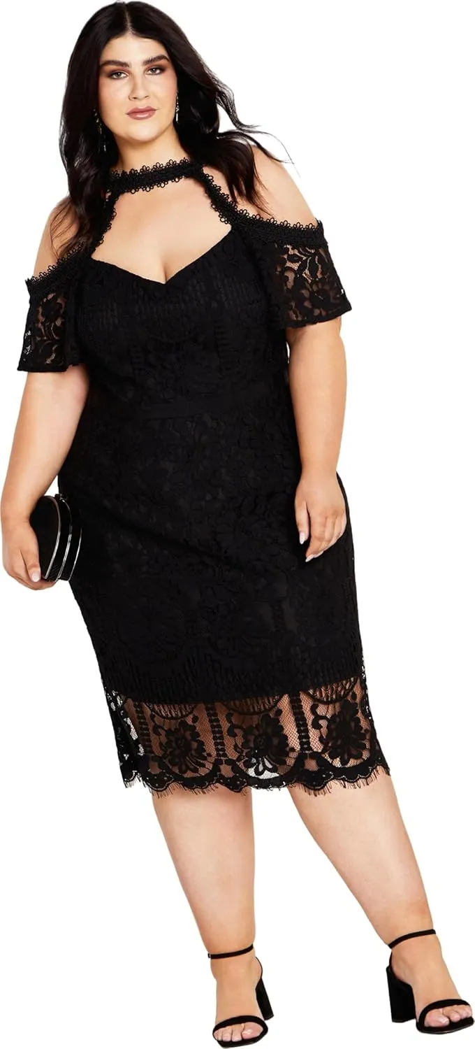City Chic Plus Size Dress, Pippa Lace Dress