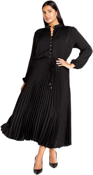 City Chic Plus Size Halle Black Dress