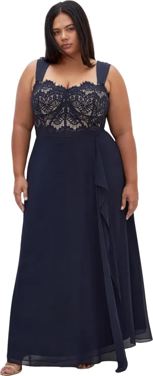 City Chic Women's Maxi Dress-Sweet Evie