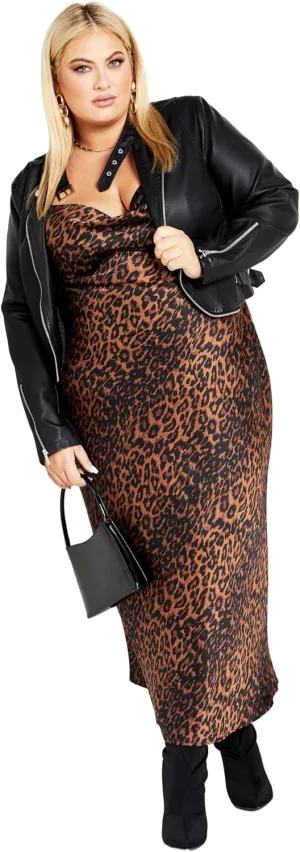 City Chic Women's Plus Size Alani Print Dress
