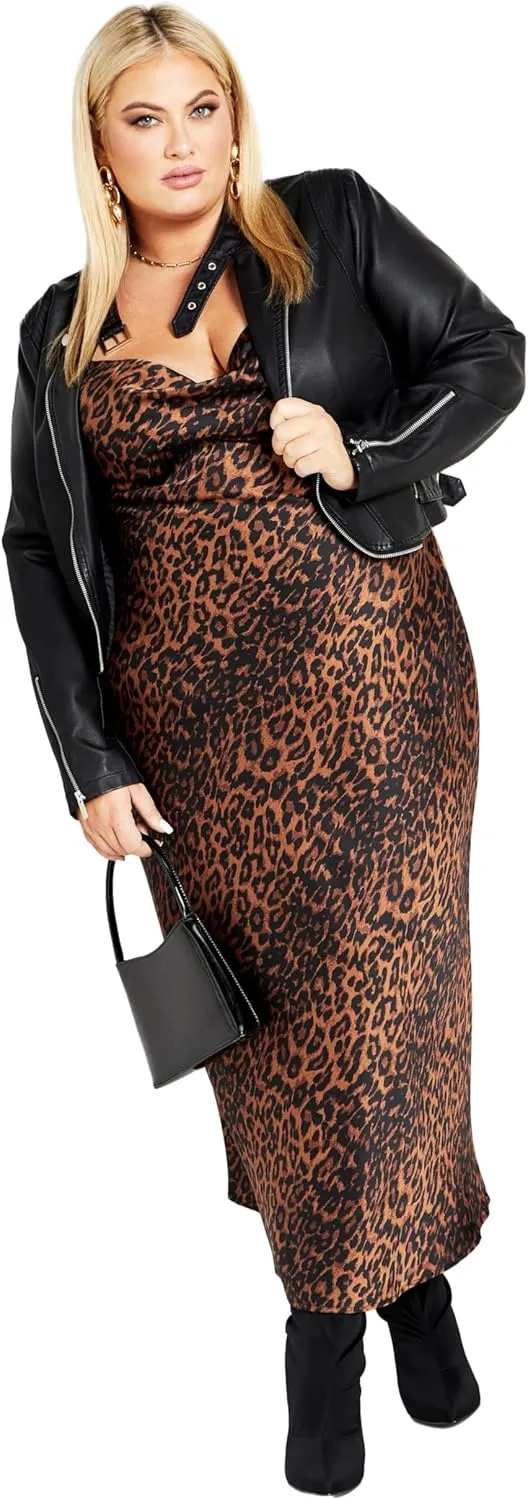 City Chic Women's Plus Size Alani Print Dress