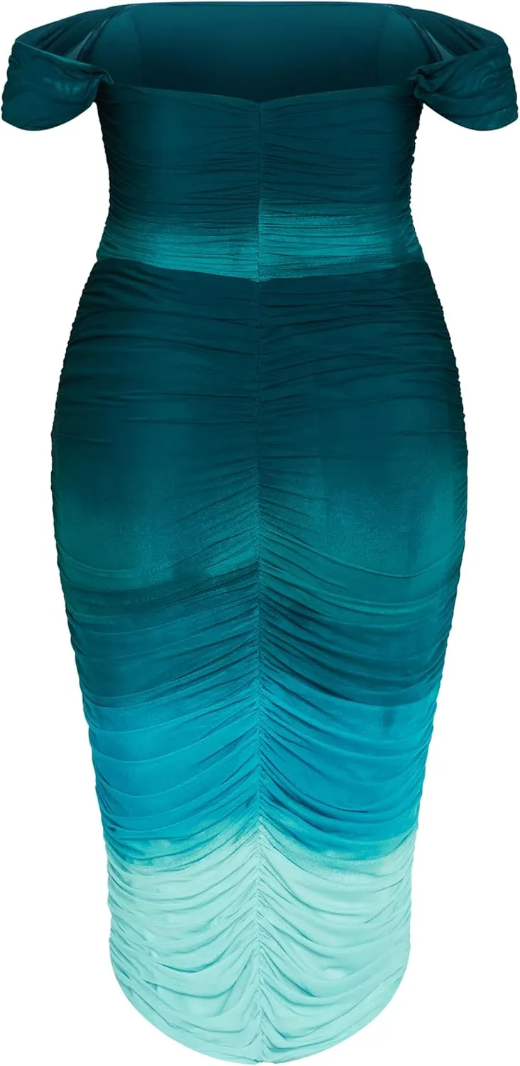 City Chic Women's Plus Size Dress-Alyssa Print