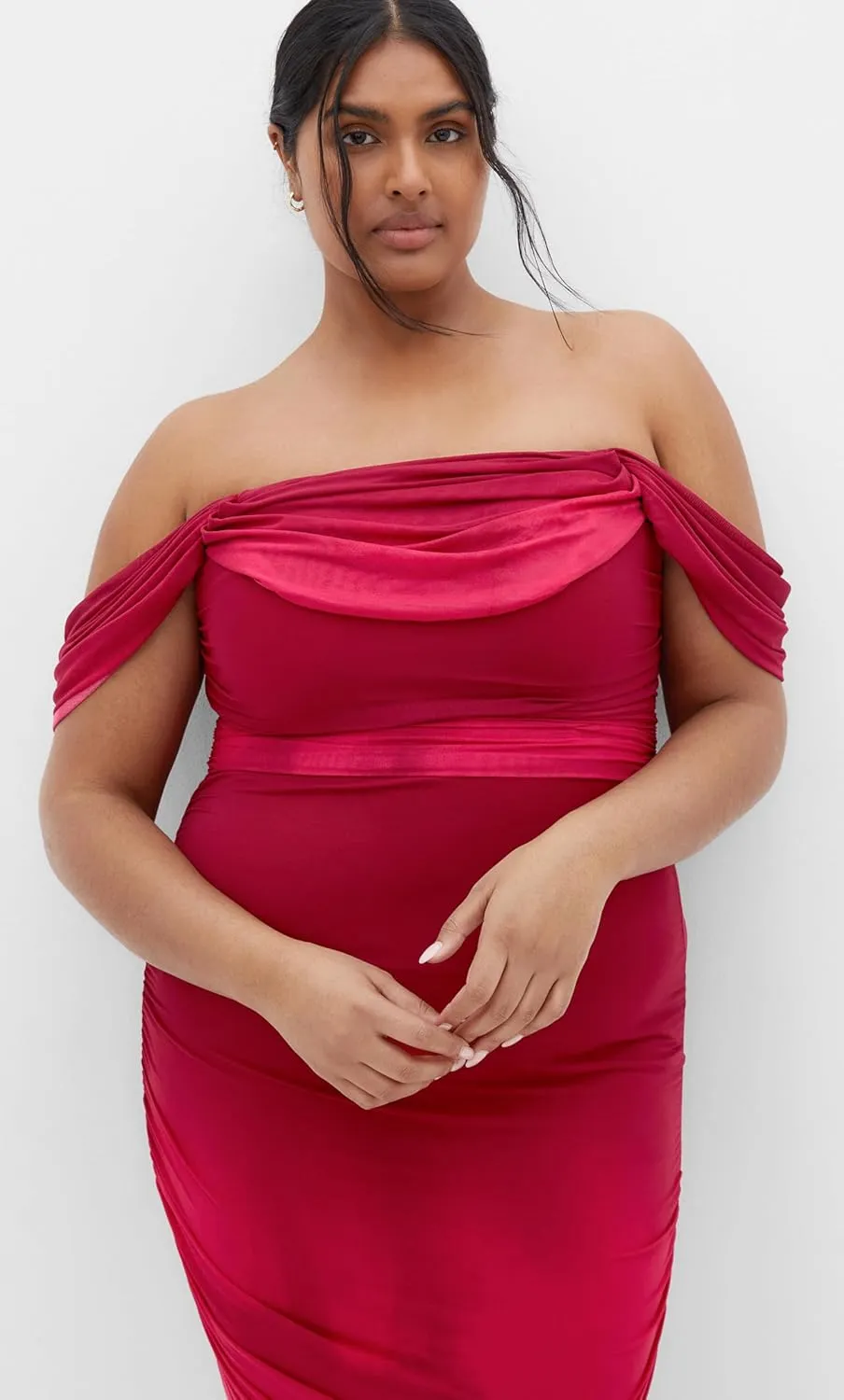 City Chic Women's Plus Size Dress-Alyssa Print