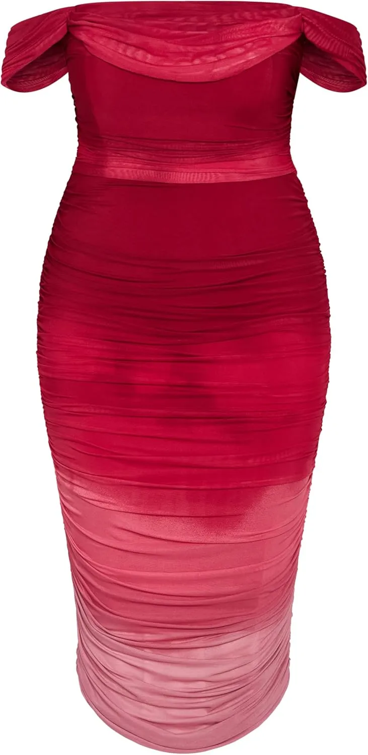 City Chic Women's Plus Size Dress-Alyssa Print