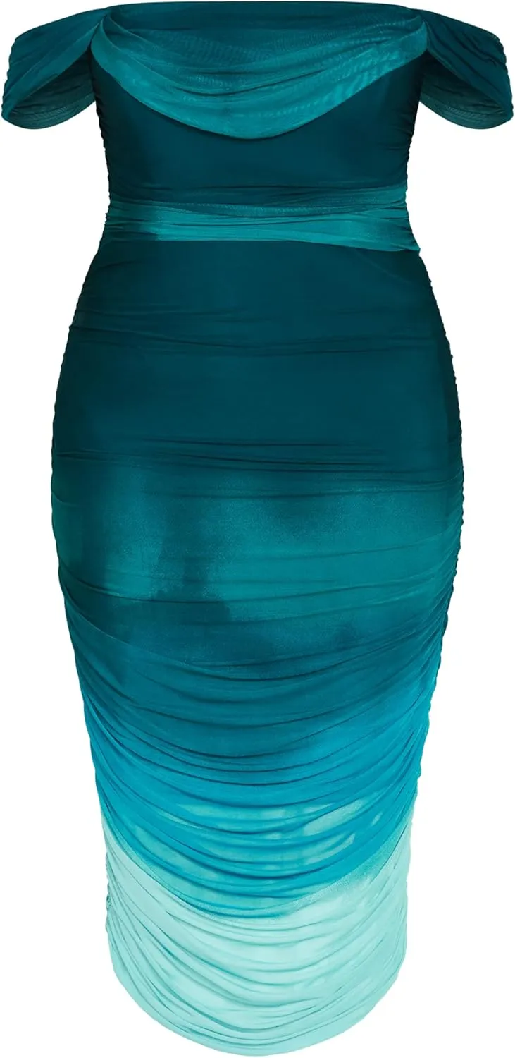 City Chic Women's Plus Size Dress-Alyssa Print