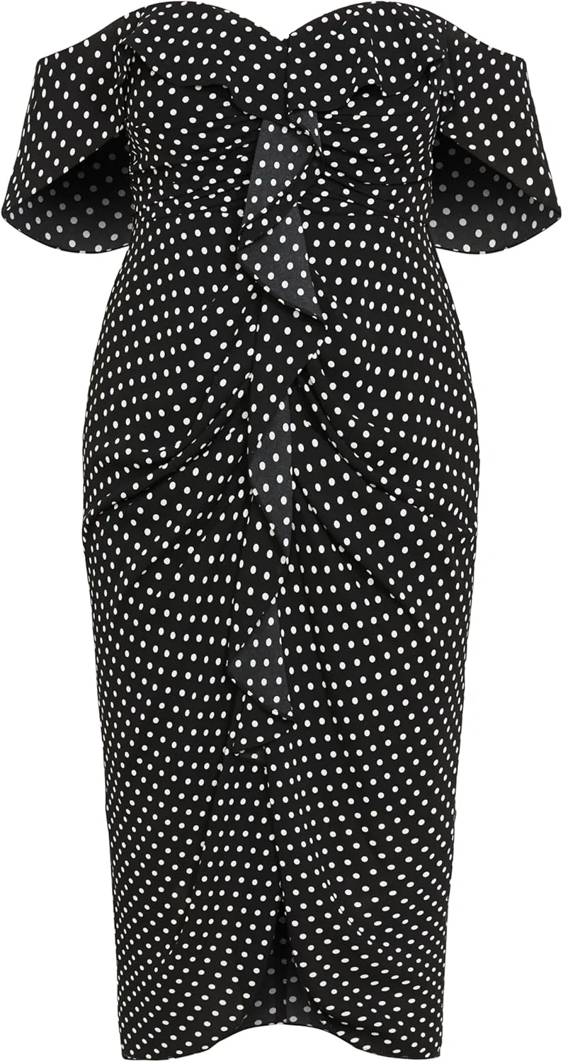 City Chic Women's Plus Size Dress-Gina Spot