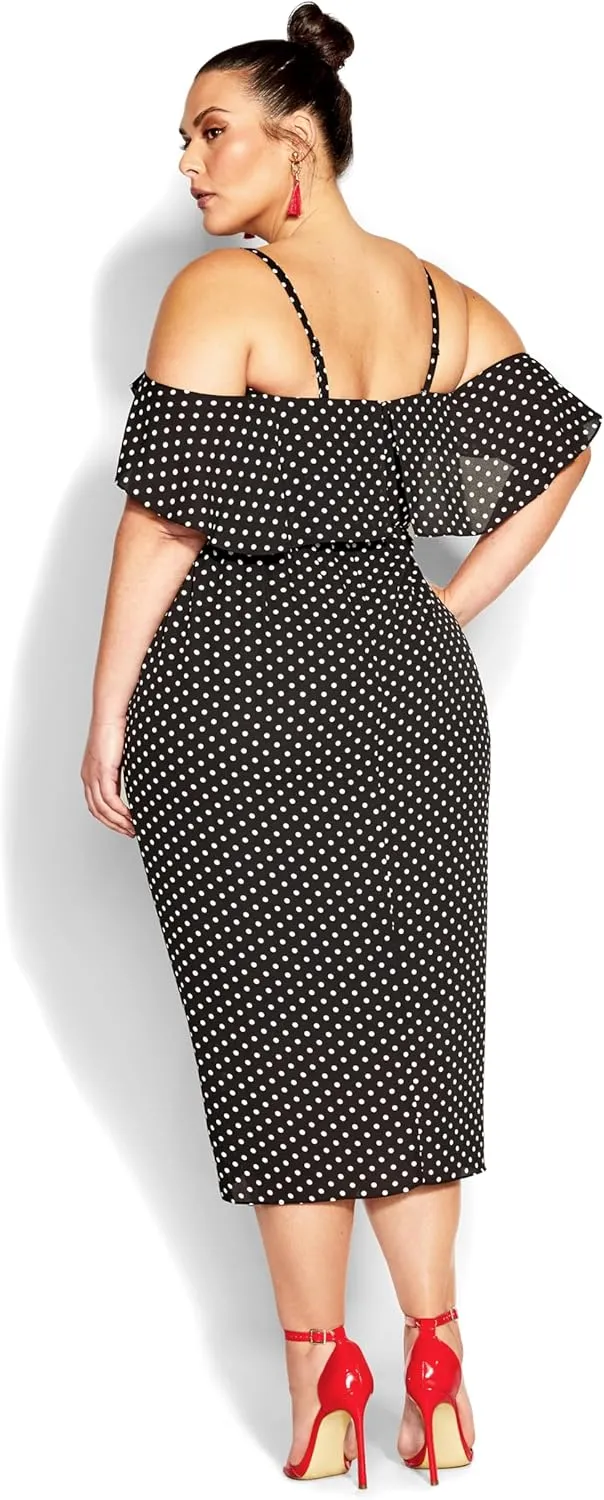 City Chic Women's Plus Size Dress-Gina Spot