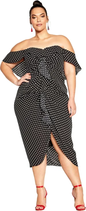 City Chic Women's Plus Size Dress-Gina Spot