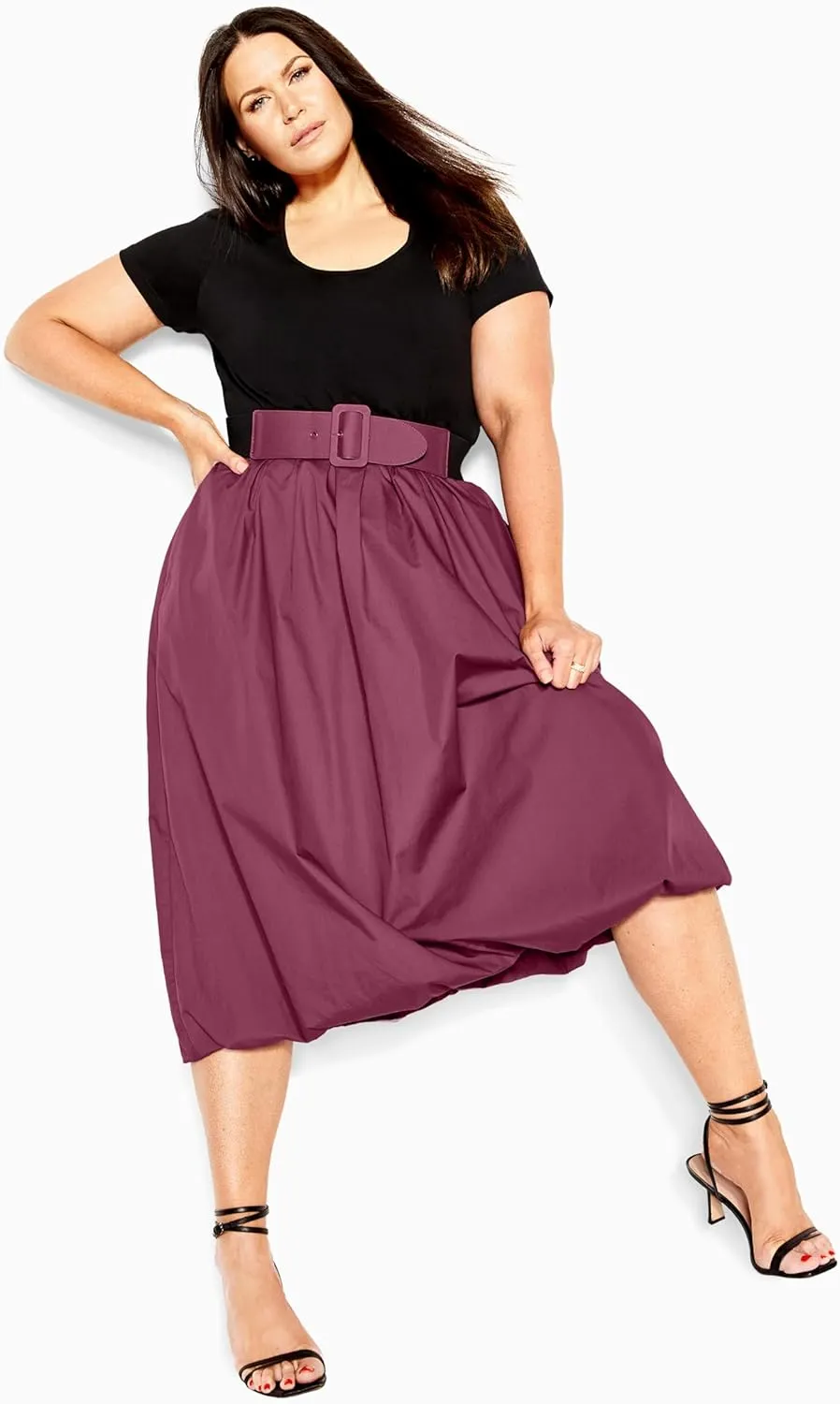 City Chic Women's Plus Size Dress - Paris Days