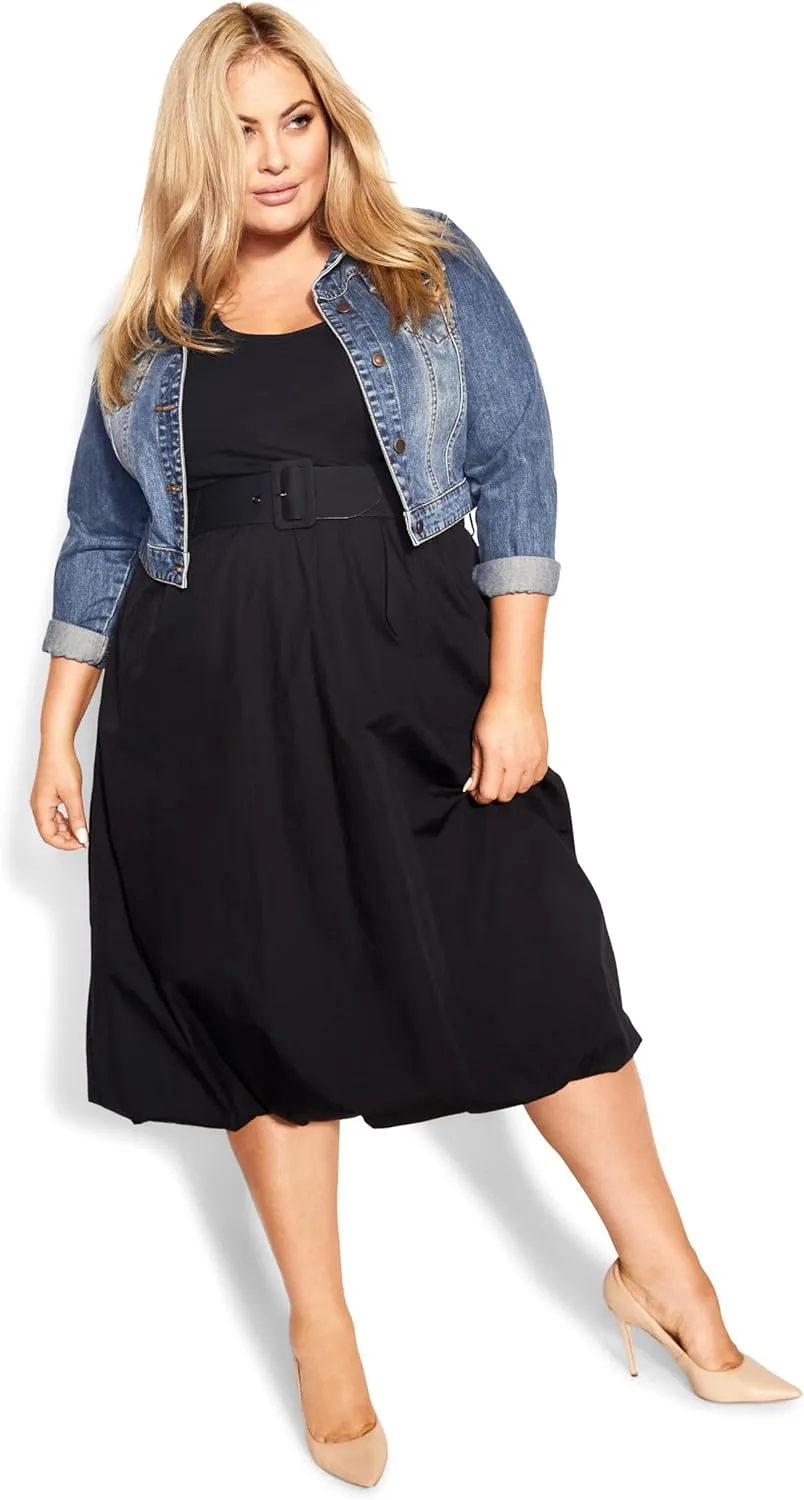City Chic Women's Plus Size Dress - Paris Days