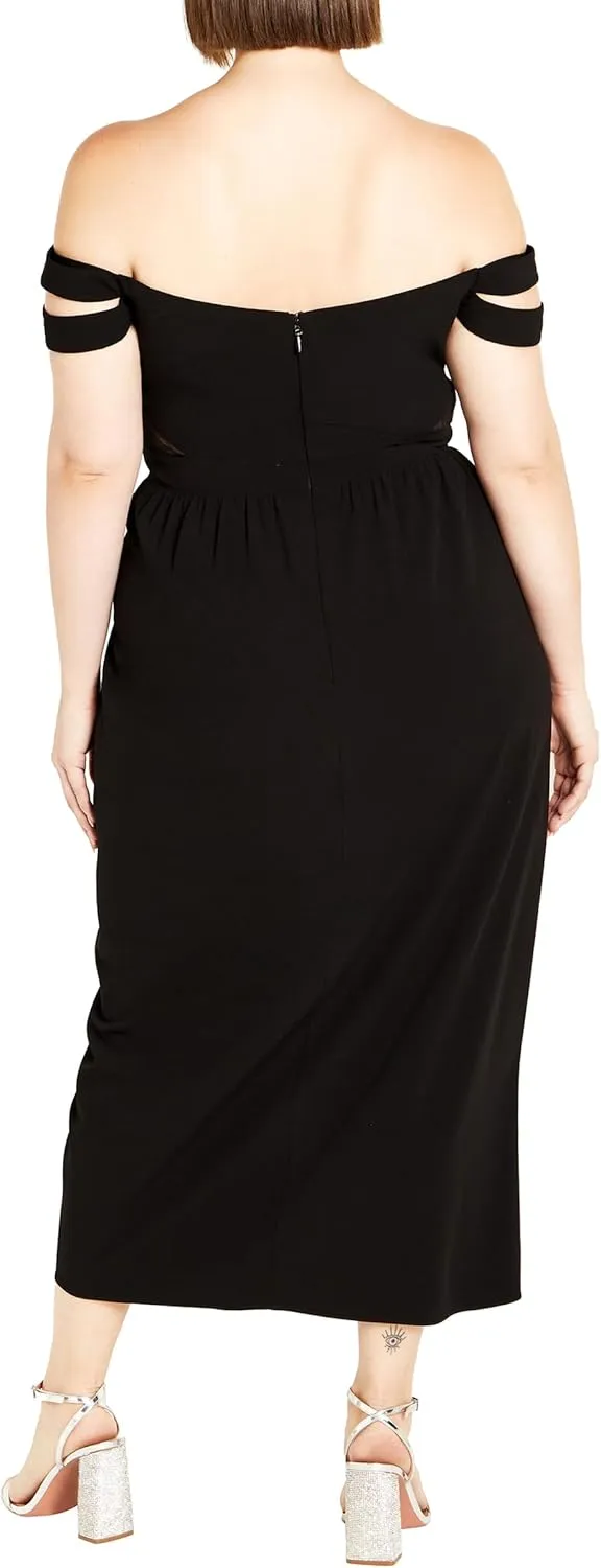 City Chic Women's Plus Size Rosa Love Dress