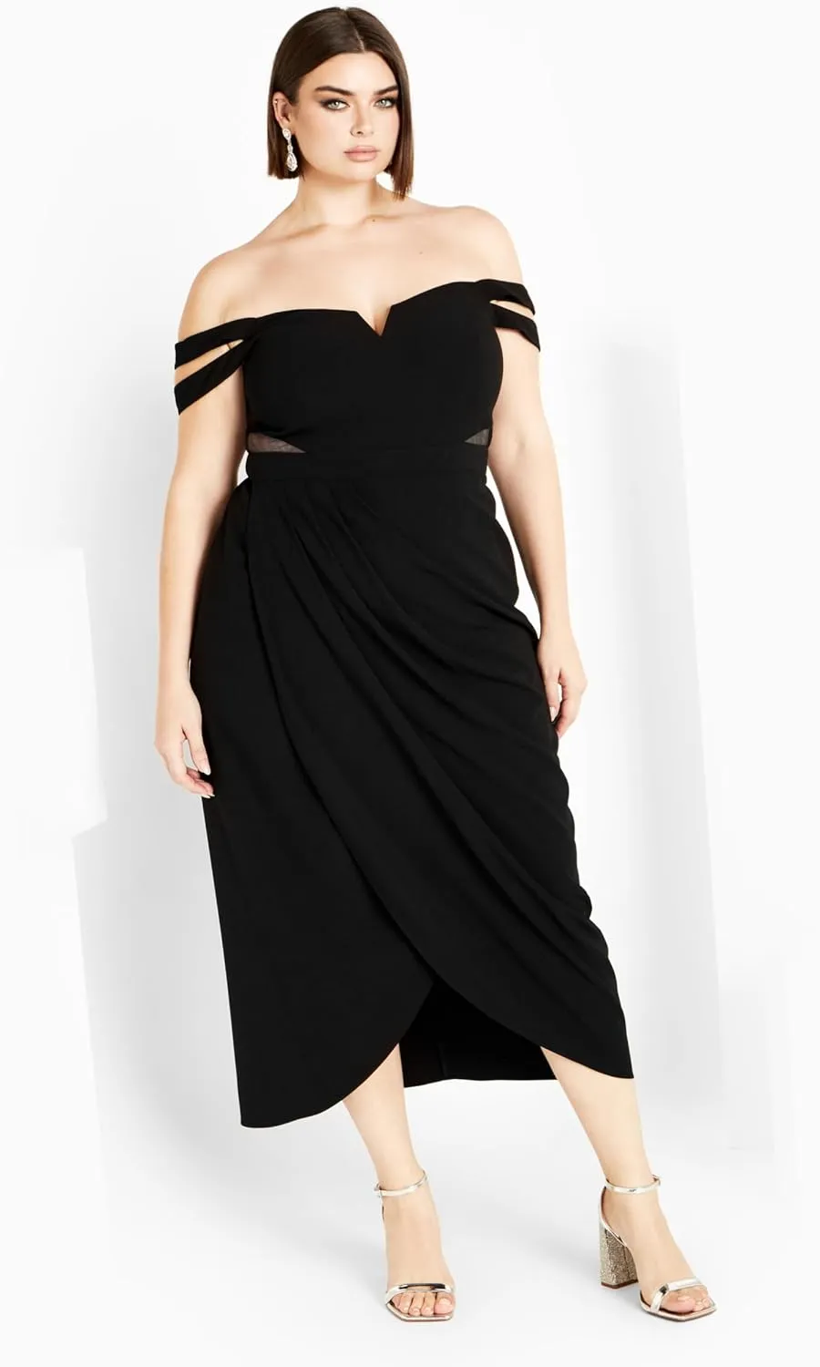 City Chic Women's Plus Size Rosa Love Dress