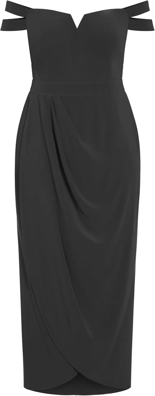 City Chic Women's Plus Size Rosa Love Dress