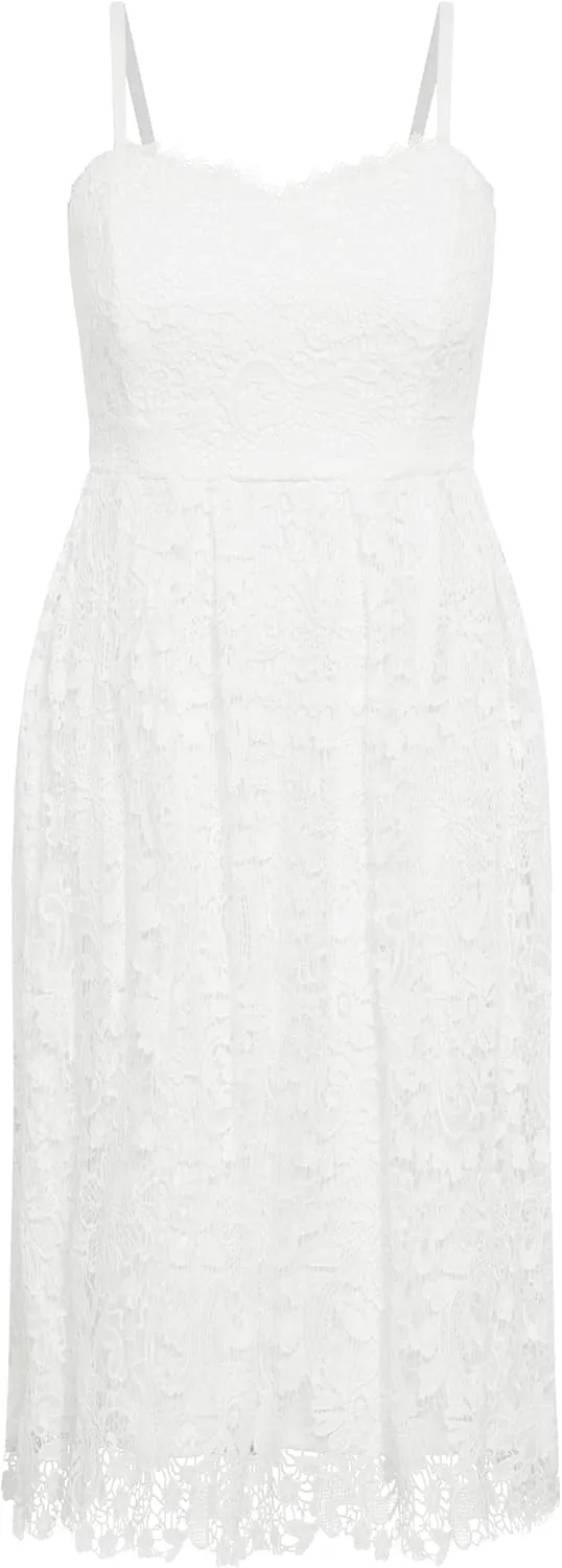 City Chic Women's Plus Size Scarlet Lace Dress
