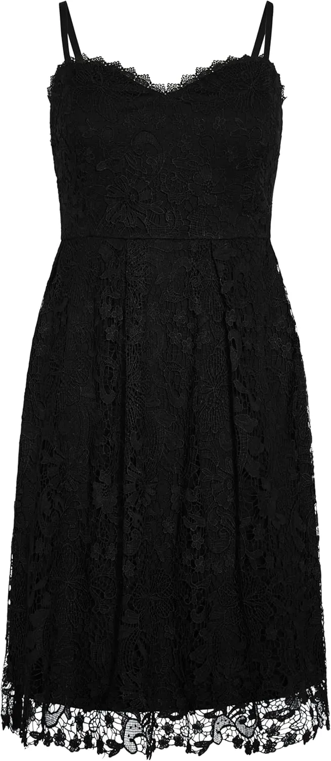 City Chic Women's Plus Size Scarlet Lace Dress
