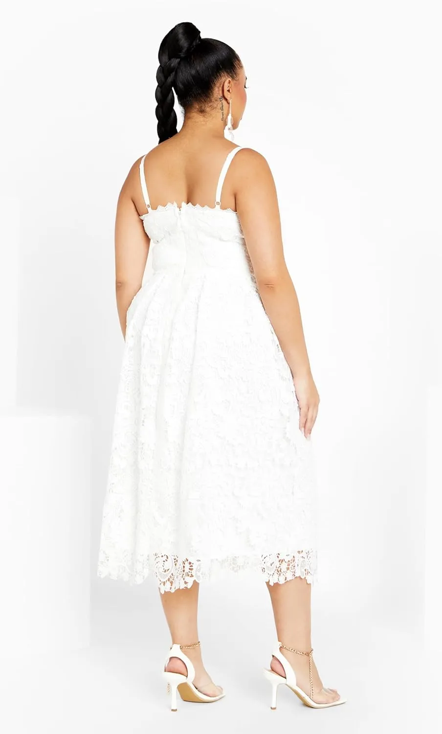 City Chic Women's Plus Size Scarlet Lace Dress