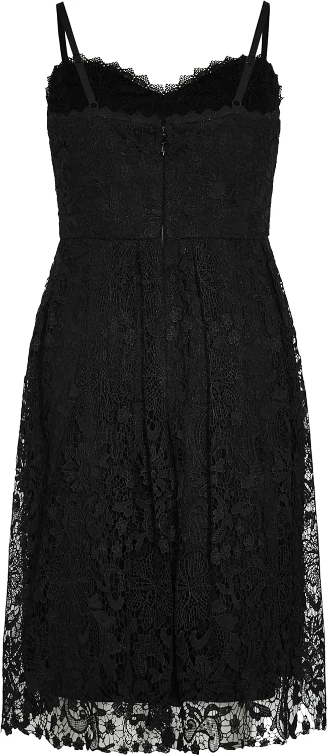 City Chic Women's Plus Size Scarlet Lace Dress