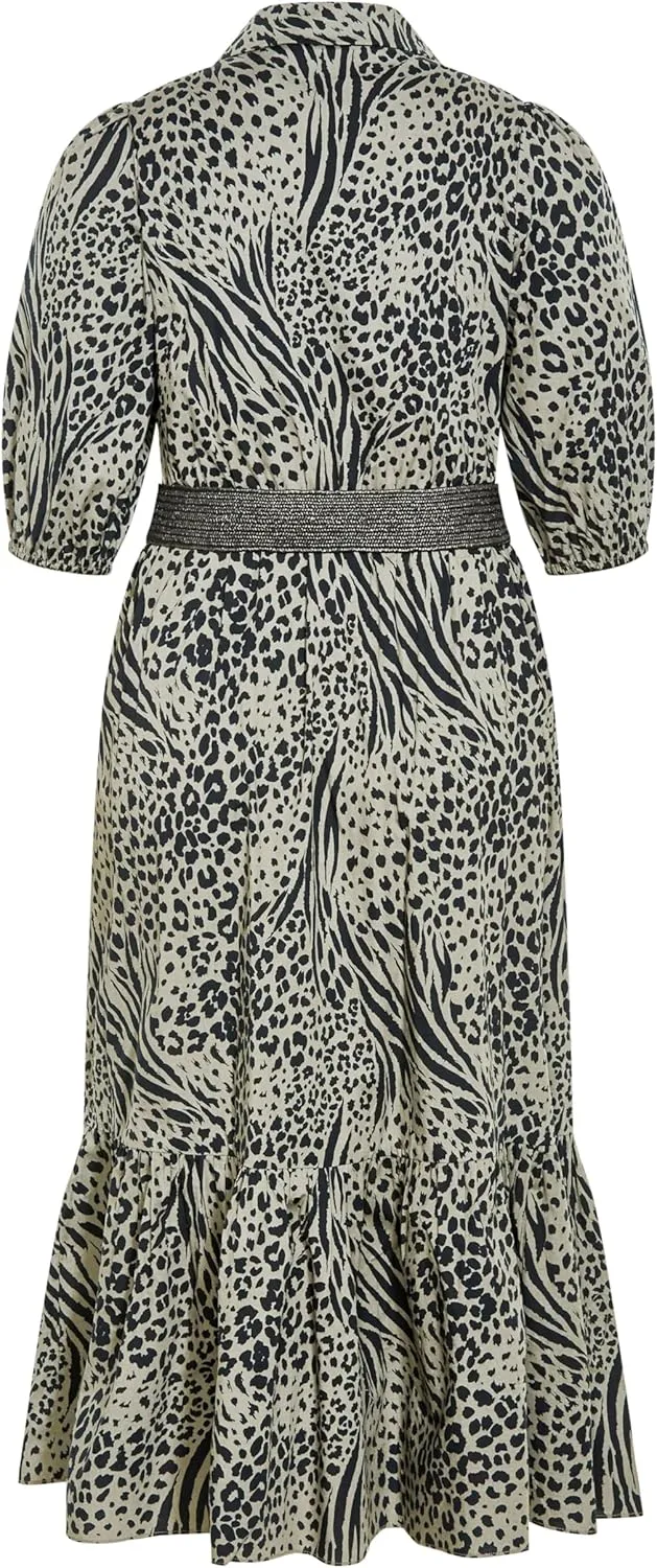 City Chic Women's Plus Size Serene Skin Dress
