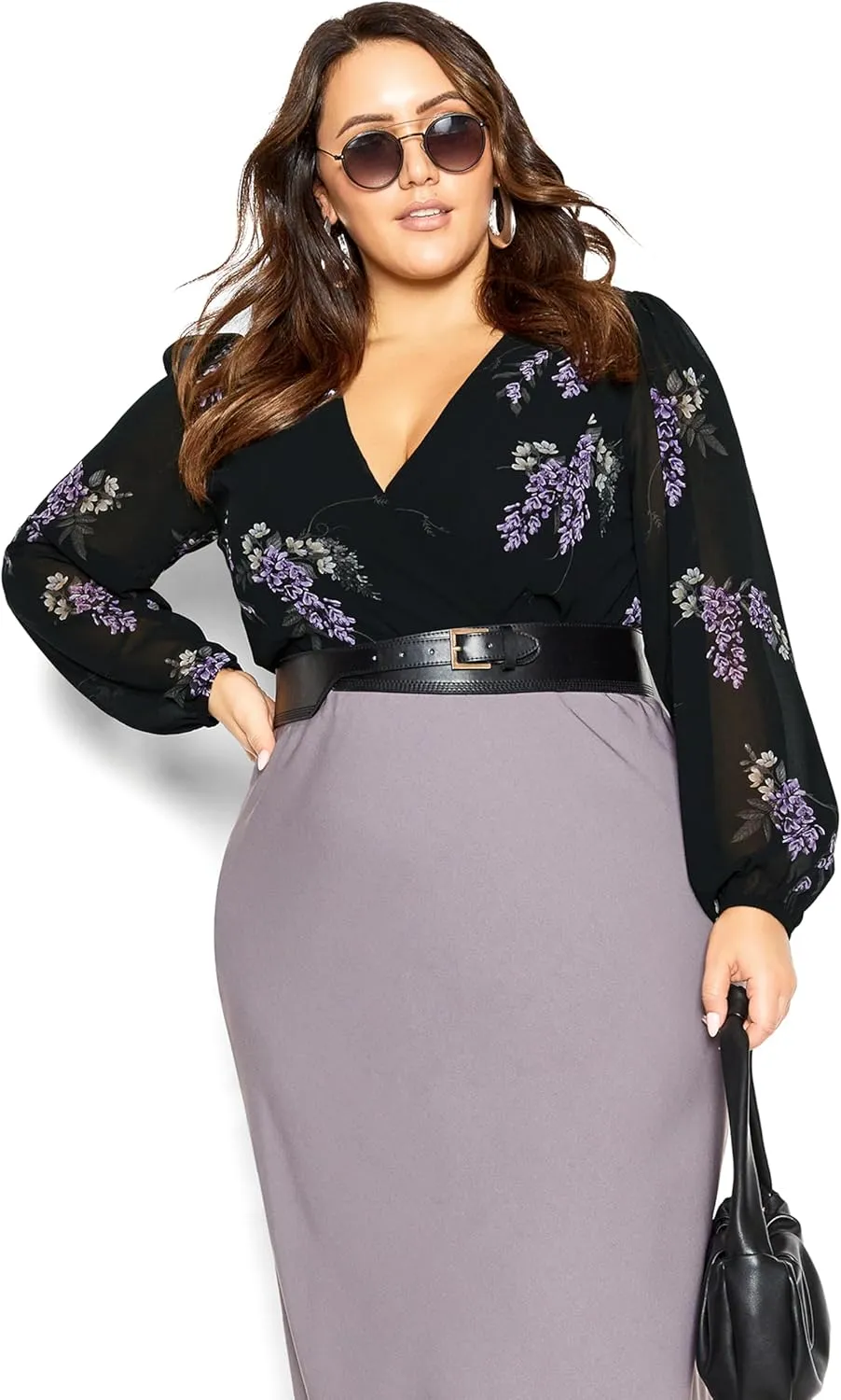 City Chic Women's Plus Size Skirt Envious