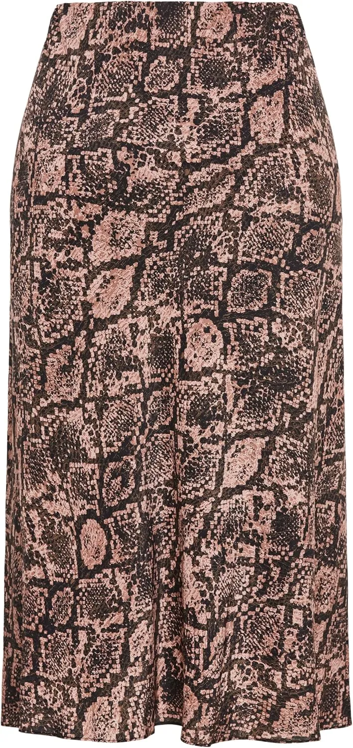 City Chic Women's Plus Size Skirt-Kyra Print