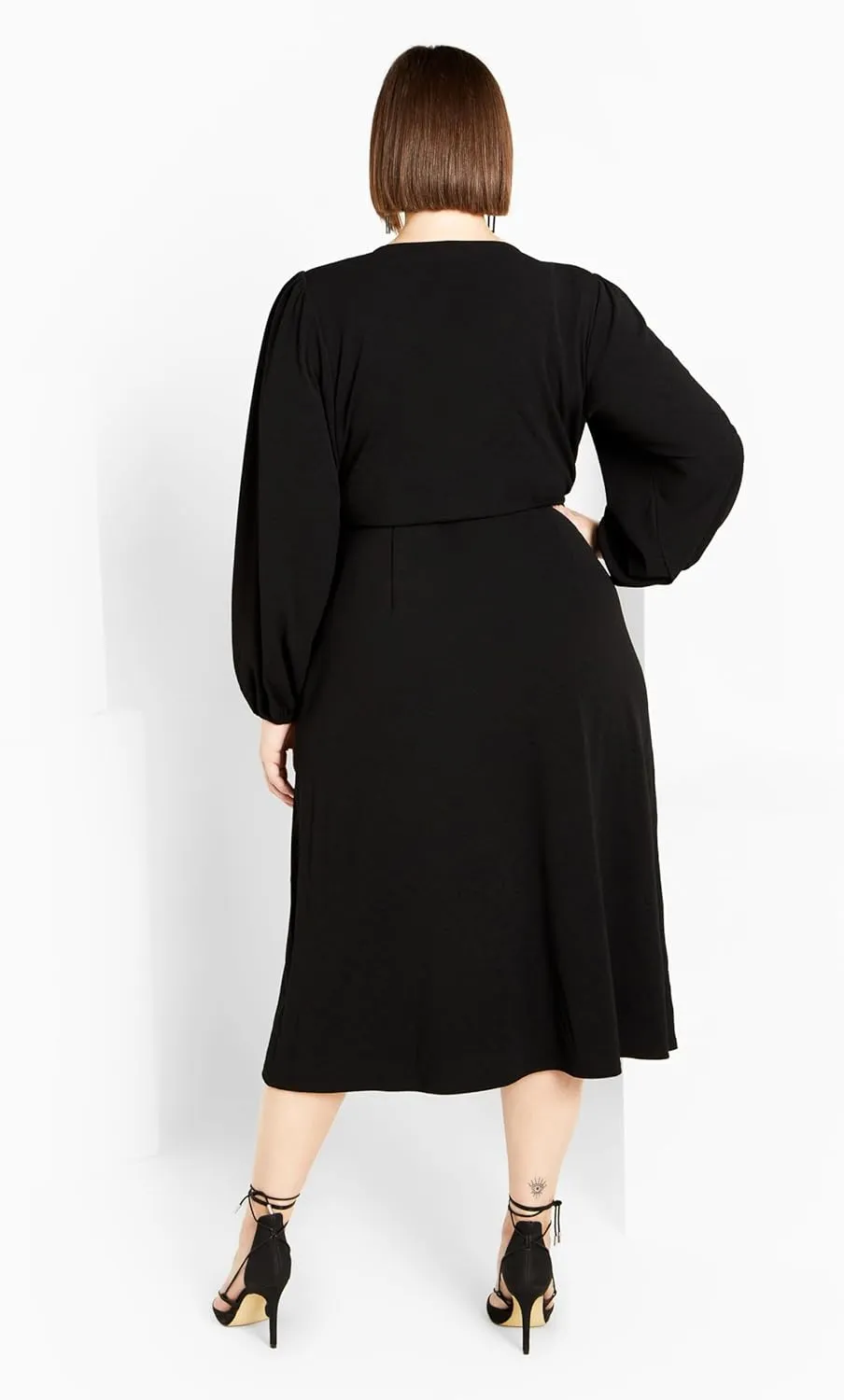 City Chic Women's Wrap Hayden Dress