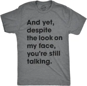 Crazy Dog Mens T Shirts Funny Sarcastic Humor Adult Joke Tees for Guys