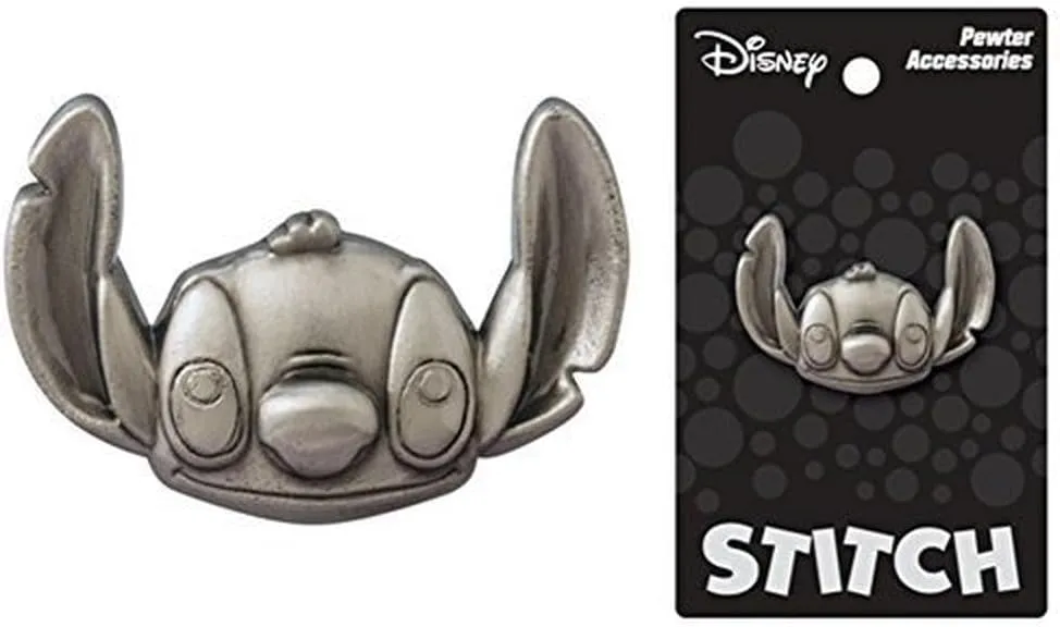 Disney Head Pewter Lapel Pin