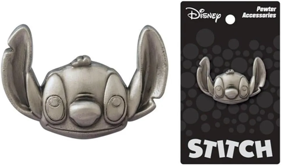 Disney Head Pewter Lapel Pin