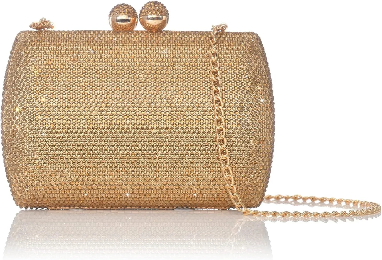 Evening Handbag with Full Rhinestone Crystal Clutch Bag for Women Charm Birthday Engagement Wedding Party