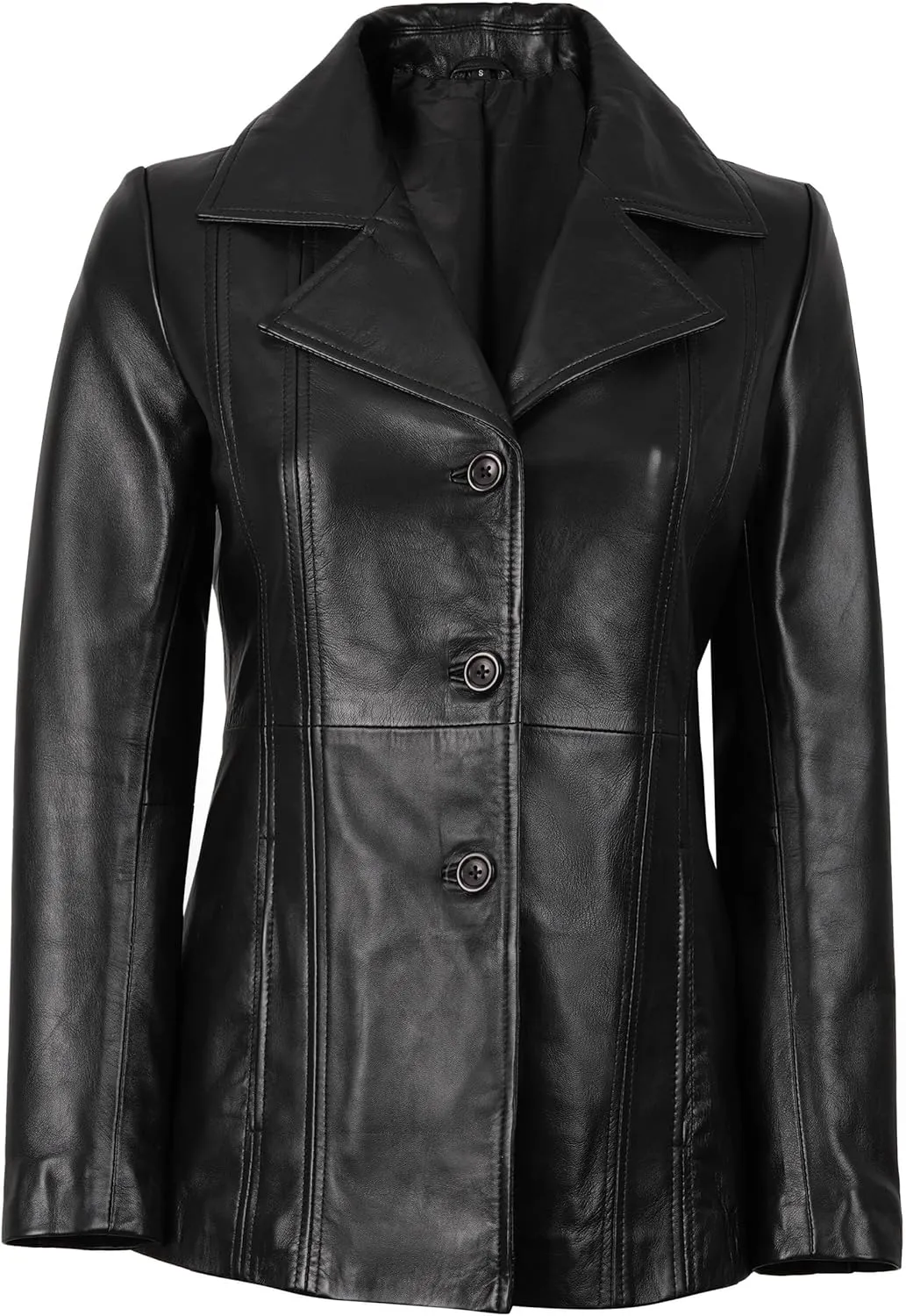 fjackets Leather Blazers For Women - Blazers For Women Business Casual - Real Lambskin Blazer Jackets For Women's