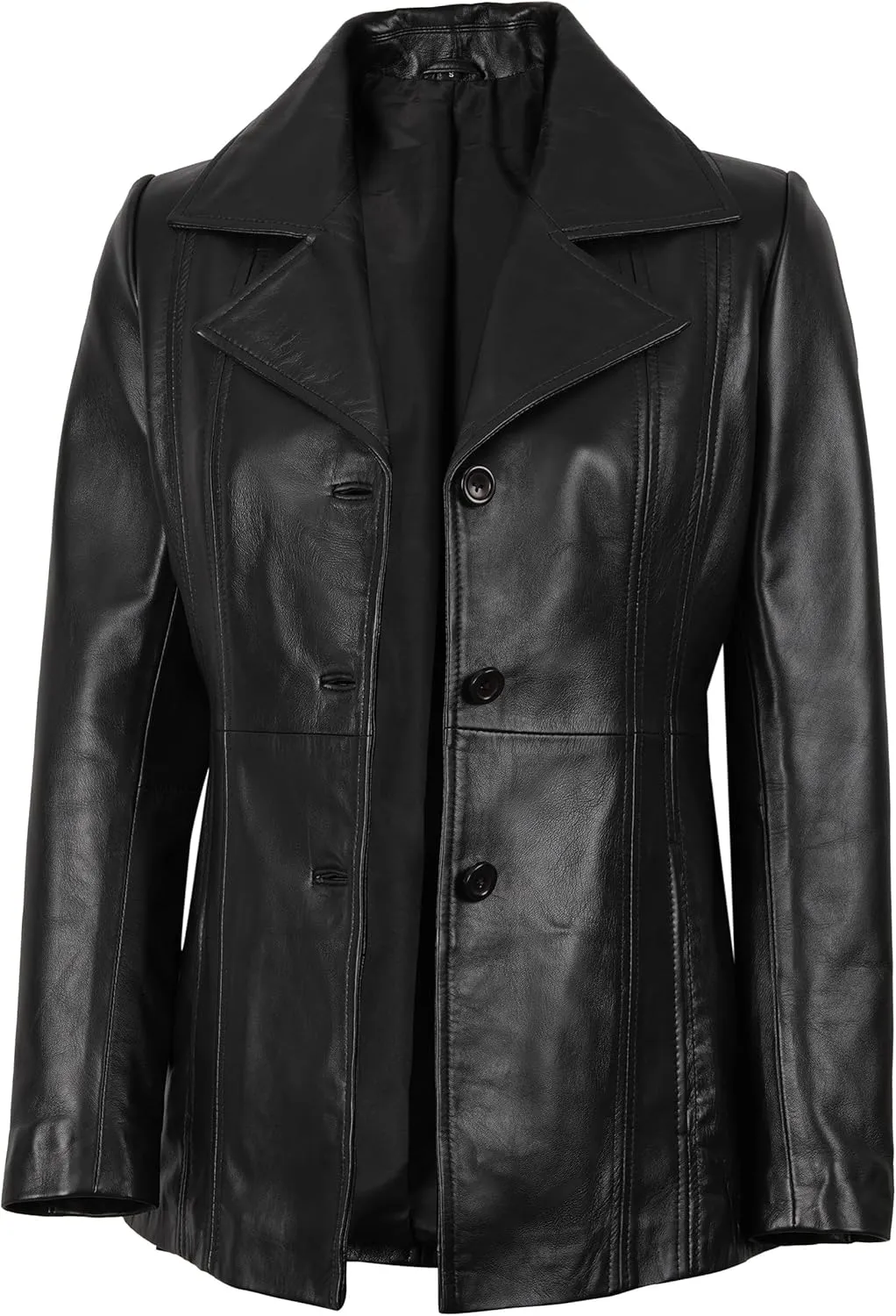 fjackets Leather Blazers For Women - Blazers For Women Business Casual - Real Lambskin Blazer Jackets For Women's