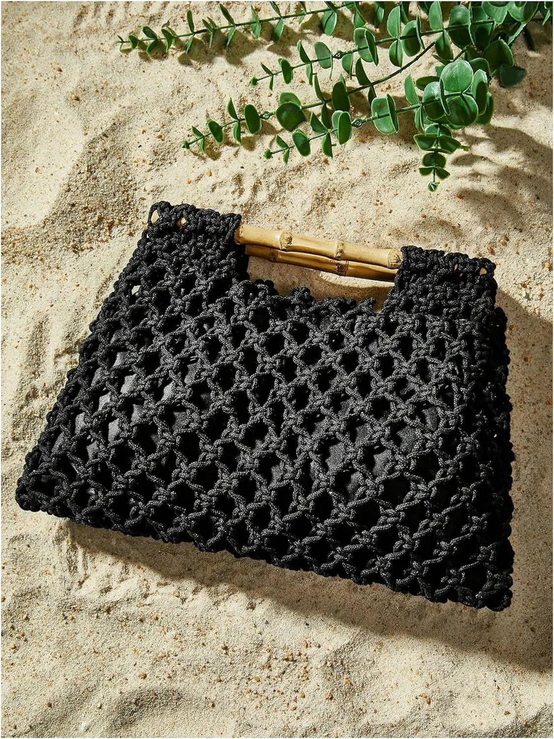 Floerns Women's Straw Bag Handle Beach Clutch Purse Hobo Handbag
