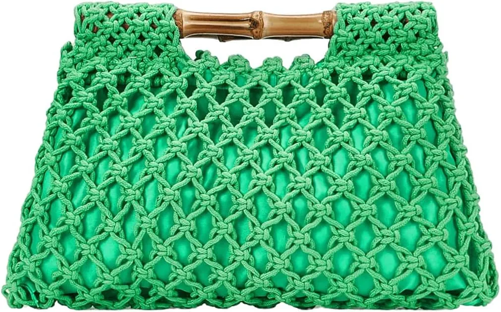 Floerns Women's Straw Bag Handle Beach Clutch Purse Hobo Handbag