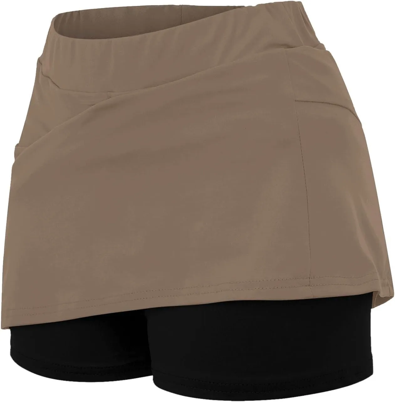 FZVYD Skorts for Women High Waist Tummy Control Yoga Shorts Dressy Casual Athletic Tennis Mini Short Skirts with Pockets